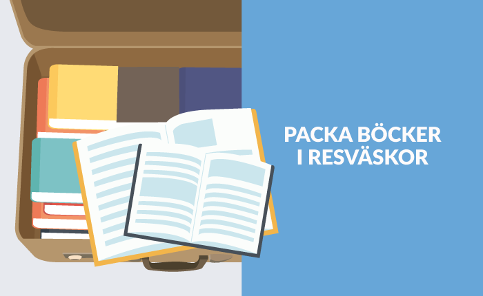 Böcker packas bra i resväska